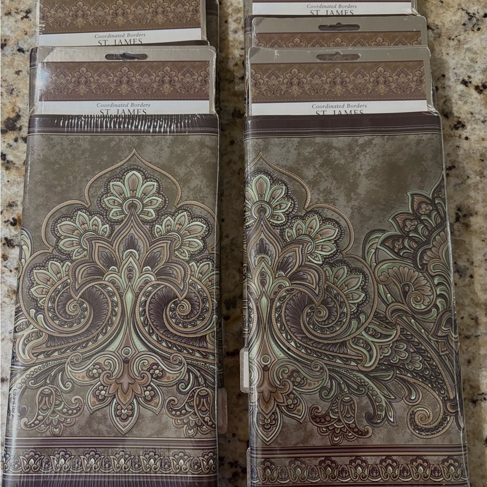 Croscill Home “St. James” Coordinated Borders – Prepasted Wallpaper